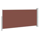 vidaXL Auvent latéral rétractable 140 x 300 cm Marron