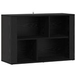 vidaXL Buffet Chêne noir 80 x 30 x 53 cm Bois d'ingénierie