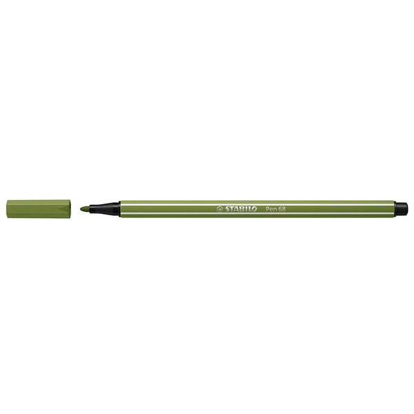 Stylo feutre pen 68  vert mousse stabilo