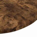 vidaXL Plateau de table Chêne fumé 40 x 40 x 1.5 cm Bois d'ingénierie
