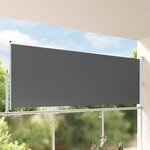 vidaXL Auvent latéral 140 x 300 cm 100  polyester fer acier