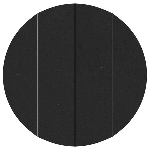 vidaXL Tapis de piscine Noir Ø 428 cm Tissu non tissé