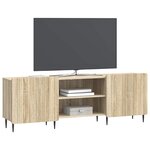 vidaXL Meuble TV Chêne Sonoma 150 x 31 x 52 cm Bois d'ingénierie