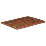 vidaXL Dessus de table 90x80x3 8 cm rectangulaire bois massif récupéré