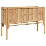 vidaXL Jardinière surélevée Marron 110 x 35 x 70 cm Bambou