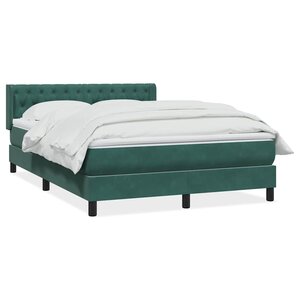 vidaXL Cadre de lit sans matelas chêne fumé 150x200 cm bois ingénierie
