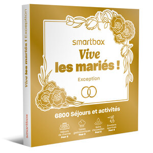 SMARTBOX - Coffret Cadeau Vive les mariés ! Exception -  Multi-thèmes