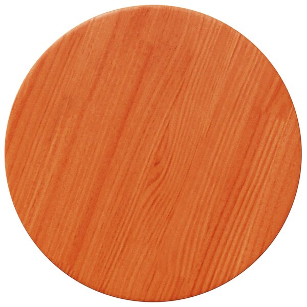 vidaXL Dessus de table rond cire marron Ø30x2 5 cm bois de pin massif