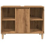 vidaXL Armoire de salle de bain chêne artisanal bois d'ingénierie