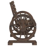 vidaXL Salon de jardin 4 Pièces bois de sapin massif