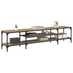 vidaXL Meuble TV Chêne artisanal 201 x 35 x 45 cm