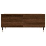 vidaXL Table basse Chêne marron 90x50x36 5 cm Bois d'ingénierie