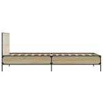 vidaXL Cadre de lit sans matelas chêne sonoma 90x190 cm