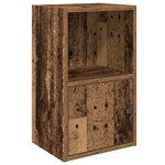 vidaXL Bibliothèque vieux bois 31x24x52 cm bois d'ingénierie