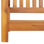 vidaXL Banc balançoire de jardin Marron 119 x 35 x 47 cm