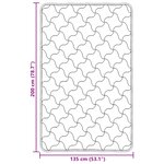 vidaXL Couette d'été 135 x 200 cm Été Crème Respirant