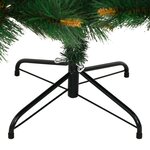 vidaXL Sapin de Noël artificiel à charnières avec support 120 cm