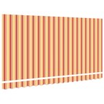 vidaXL Tissu de Remplacement pour Store pour Cadre de 4x2 m Rayures Multicolores