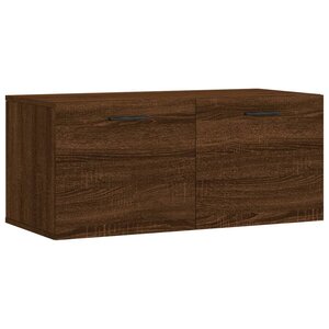 vidaXL Armoire murale chêne marron 80x36 5x35 cm bois d'ingénierie