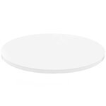 Support rond en mousse blanc 50 cm