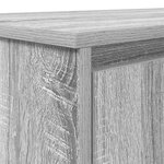 vidaXL Bureau sonoma gris 120x42x76 cm bois d'ingénierie