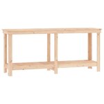 vidaXL Banc de travail 180x50x80 cm Bois de pin massif