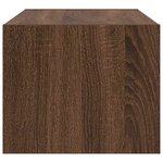 vidaXL Meuble TV chêne marron 60x31x25 5 cm bois d'ingénierie