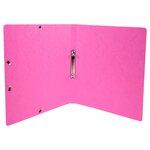 Classeur à élastiques 2 anneaux 15mm Iderama - A4, rose EXACOMPTA