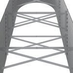 vidaXL Lit surélevé de jardin Acier galvanisé Anthracite