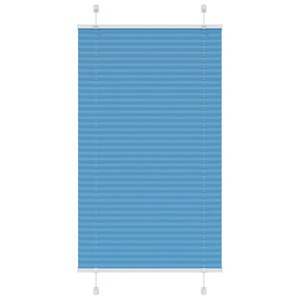 vidaXL Store plissé bleu 75x150 cm largeur du tissu 74 4 cm polyester