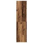 vidaXL Garde-robe vieux bois 100x50x200 cm bois d'ingénierie