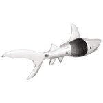 vidaXL Sculpture Argent 68 x 20 x 24 cm Aluminium