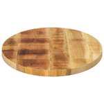 vidaXL Dessus de table 120x50x3 8 cm ovale bois massif de manguier