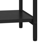 vidaXL Étagère Chêne noir 40 x 30 x 146 cm Bois d'ingénierie