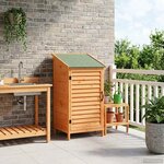 vidaXL Abri de jardin Marron 59 x 56 x 113 5 cm Bois de Sapin Massif