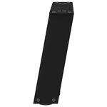 vidaXL Pieds de table basse en U  2 pièces  noir  40 x (30-31) cm  acier