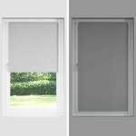 Store enrouleur occultant beige 60 x 120 cm