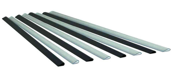 Boite de 15 baguettes à relier 18mm capacité 180 feuilles A4 Noir EXACOMPTA