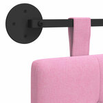 vidaXL Tête de lit suspendue Rose Tissu