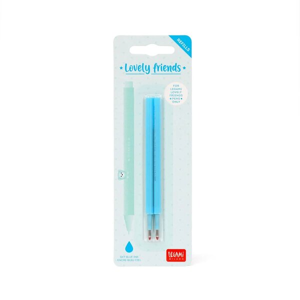 Legami REFCPP0009 - Set de 2 Recharges pour Stylo à encre gel - Lovely Friends