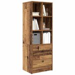 vidaXL Haut Armoire avec tiroir Bois ancien 45 5 x 34 x 127 cm