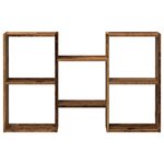 vidaXL Étagère murale vieux bois 96x18x60 cm bois d'ingénierie