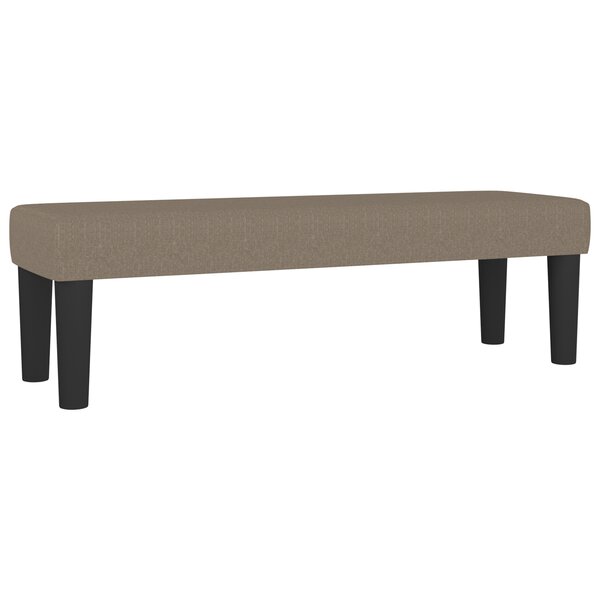 vidaXL Banc Taupe 100x30x30 cm Tissu