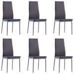 vidaXL Ensemble à dîner 7 Pièces Gris