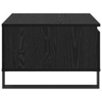 vidaXL Table basse Chêne noir 55 x 55 x 36 5 cm Bois d'ingénierie