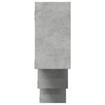 vidaXL Étagère murale gris béton 159x18x66 cm bois d'ingénierie