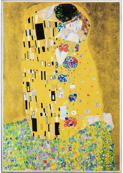 Monnaie KISS Gustav Klimt Art Gallery 1 Oz Argent 1000 Francs Cameroon 2026 (PRÉCOMMANDE)