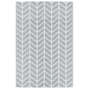 vidaXL Tapis d'extérieur ARAKIL Gris 120x180 cm PP