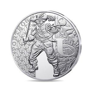Les Trois Mousquetaires - Porthos Monnaie de 10€ Argent