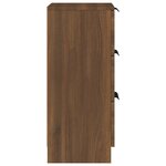 vidaXL Buffet Chêne marron 30x30x70 cm Bois d'ingénierie